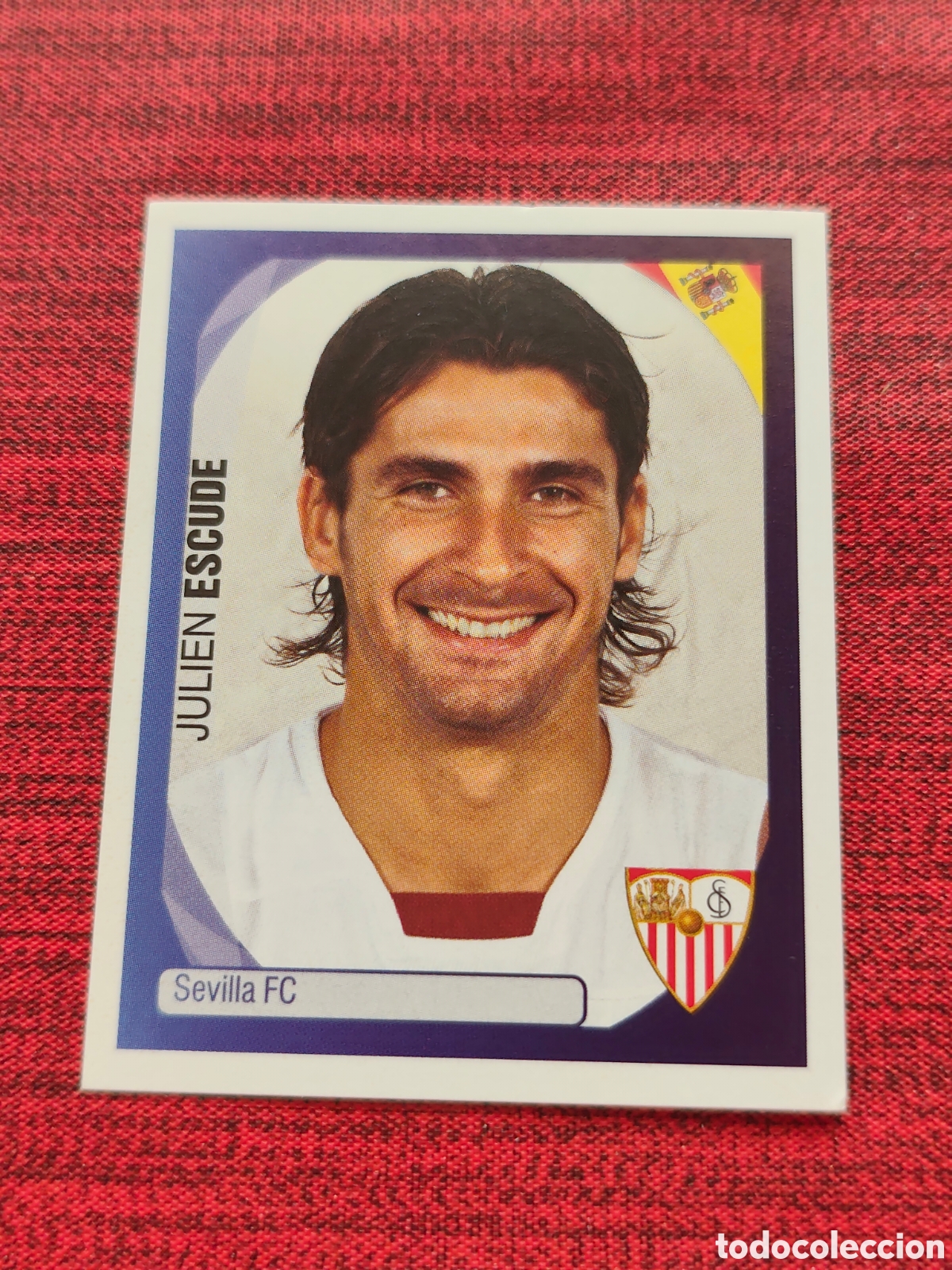 Cromos de f&uacute;tbol: 507 ESCUDE SEVILLA UEFA CHAMPIONS LEAGUE 2007 2008 PANINI