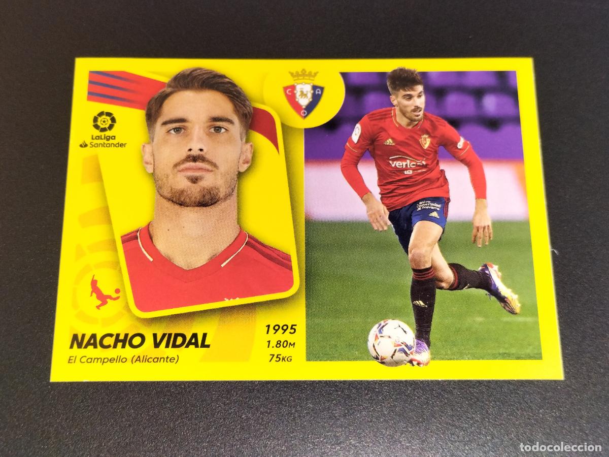 Cromos de f&uacute;tbol: N&ordm; 7 NACHO VIDAL OSASUNA CROMOS LALIGA SANTANDER ESTE LIGA FUTBOL 2021 2022 21 22 PANINI