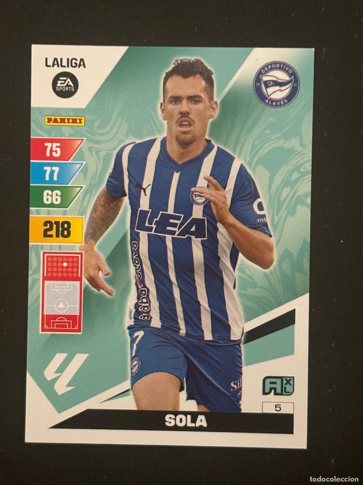 Cromos de f&uacute;tbol: 5 SOLA ALAVES ADRENALYN XL LALIGA EA SPORTS 23-24 2023-2024 PANINI