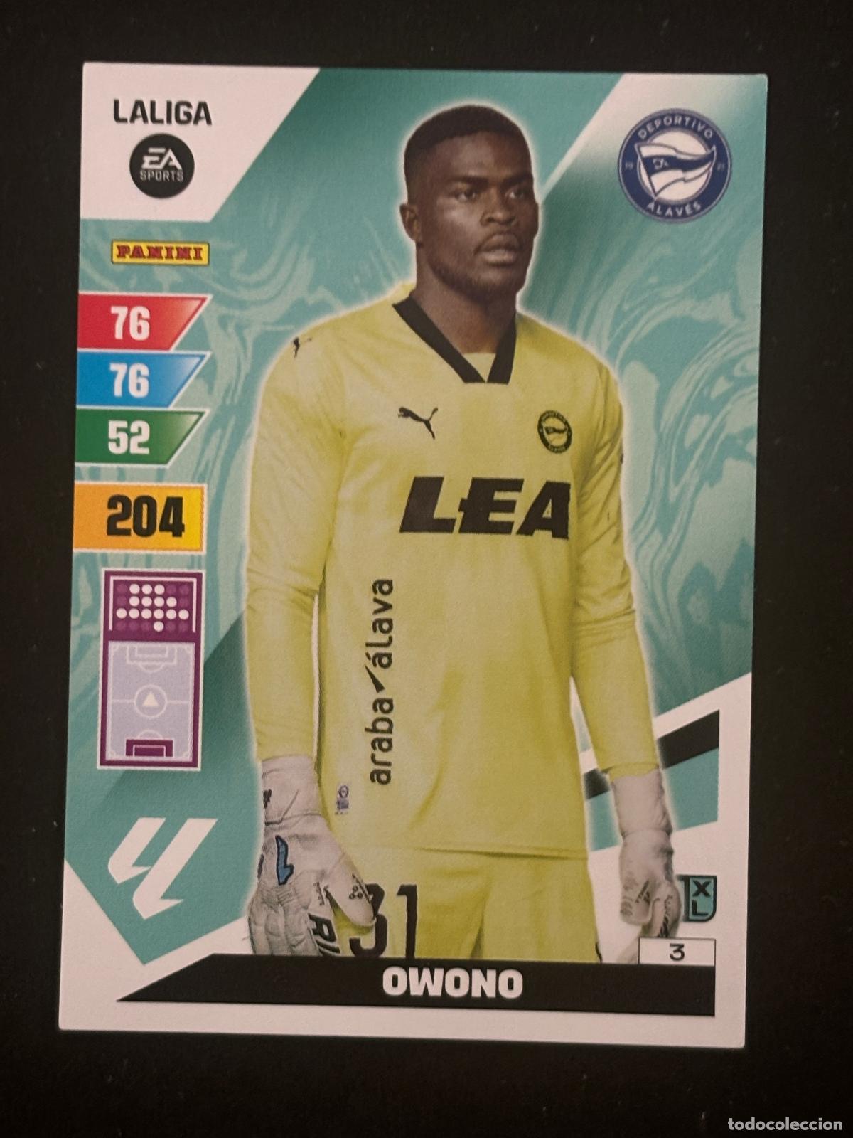 Cromos de Futebol: 3 OWONO ALAVES ADRENALYN XL LALIGA EA SPORTS 23-24 2023-2024 PANINI