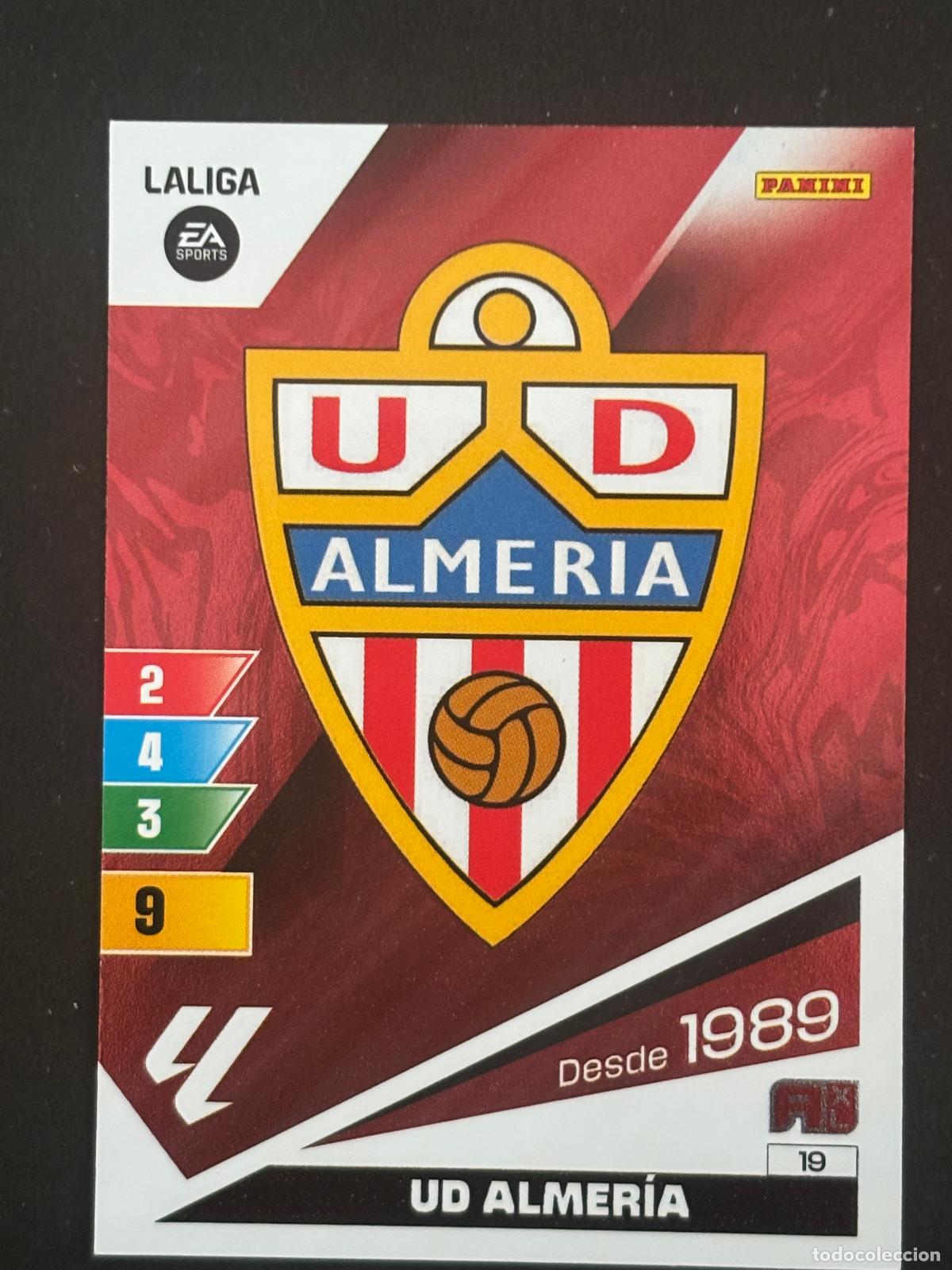 Cromos de Futebol: 19 ESCUDO ALMERIA ADRENALYN XL LALIGA EA SPORTS 23-24 2023-2024 PANINI