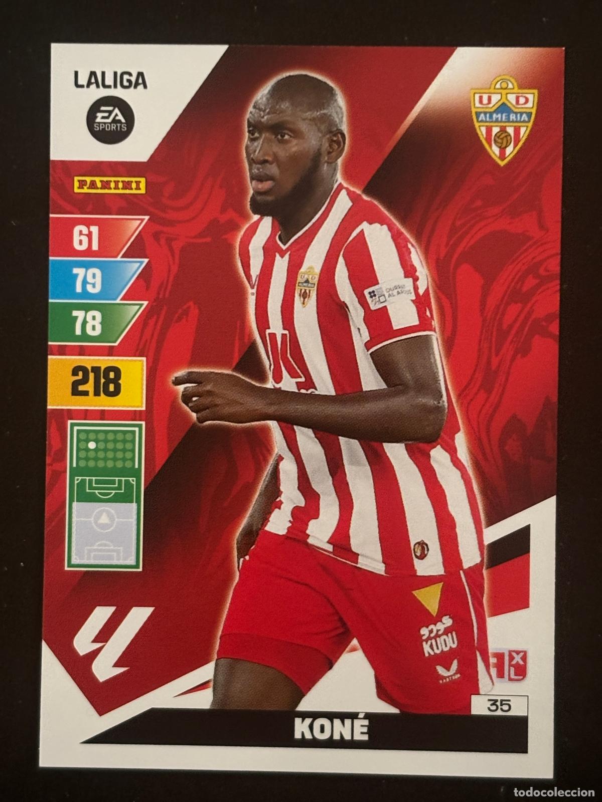 Cromos de Futebol: 35 KON&Eacute; ALMERIA ADRENALYN XL LALIGA EA SPORTS 23-24 2023-2024 PANINI