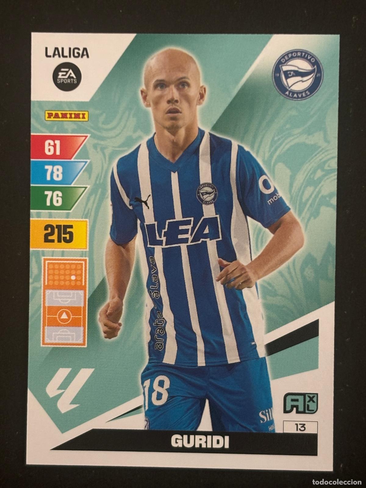 Cromos de Futebol: 13 GURIDI ALAVES ADRENALYN XL LALIGA EA SPORTS 23-24 2023-2024 PANINI