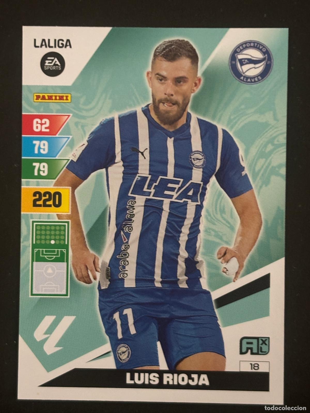 Cromos de Futebol: 18 LUIS RIOJA ALAVES ADRENALYN XL LALIGA EA SPORTS 23-24 2023-2024 PANINI