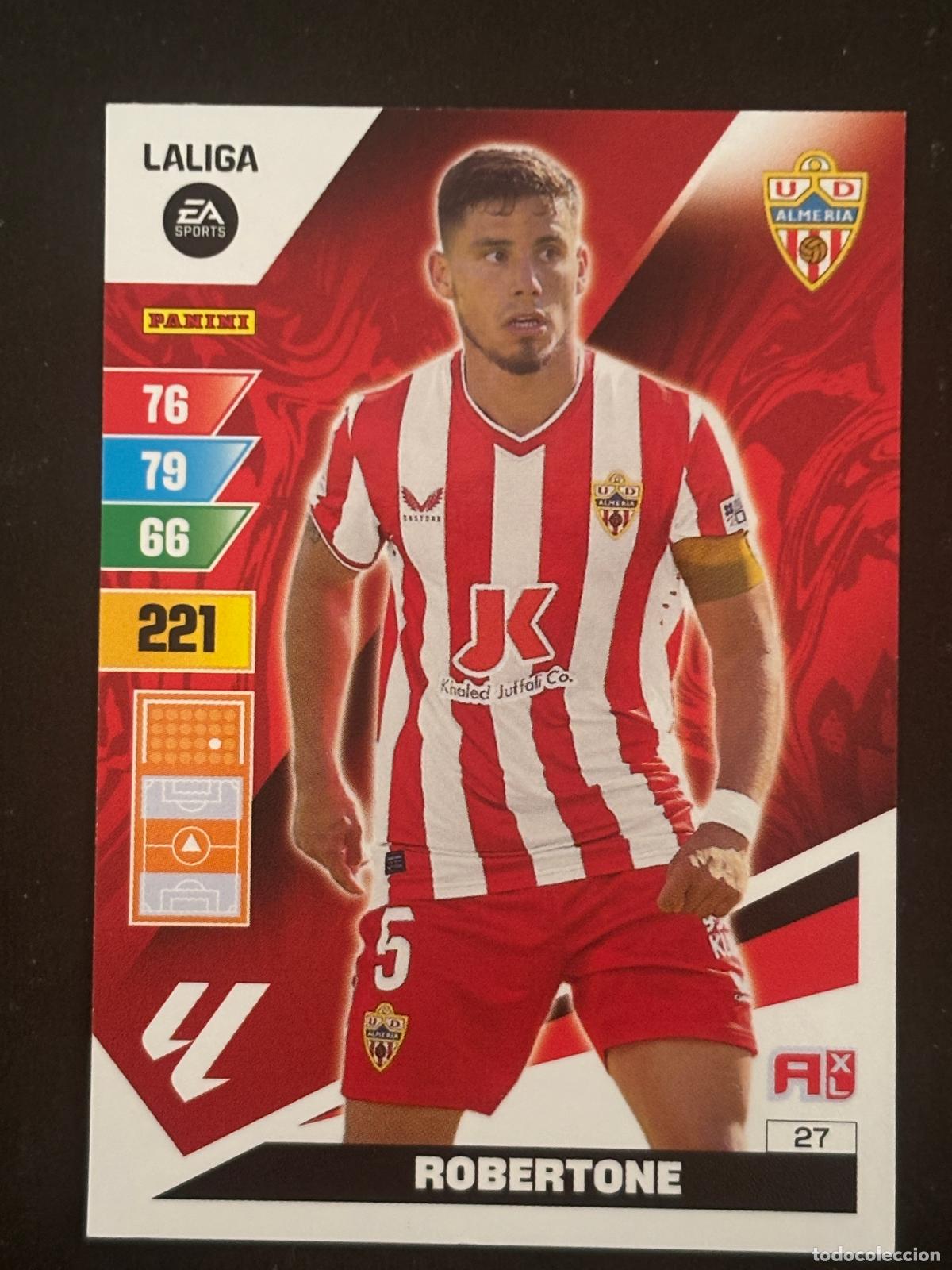 Cromos de Futebol: 27 ROBERTONE ALMERIA ADRENALYN XL LALIGA EA SPORTS 23-24 2023-2024 PANINI