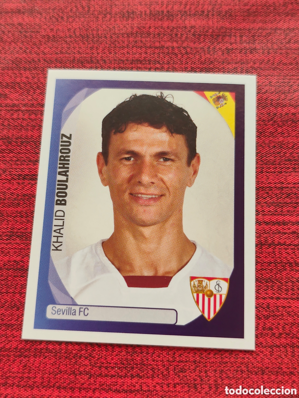 Cromos de f&uacute;tbol: 508 BOULAHROUZ SEVILLA UEFA CHAMPIONS LEAGUE 2007 2008 PANINI