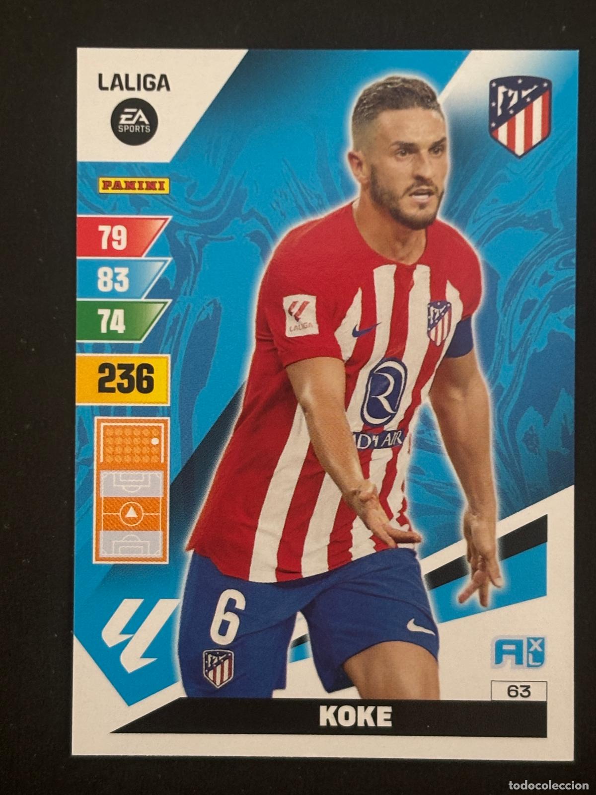 Cromos de Futebol: 63 KOKE AT MADRID ADRENALYN XL LALIGA EA SPORTS 23-24 2023-2024 PANINI