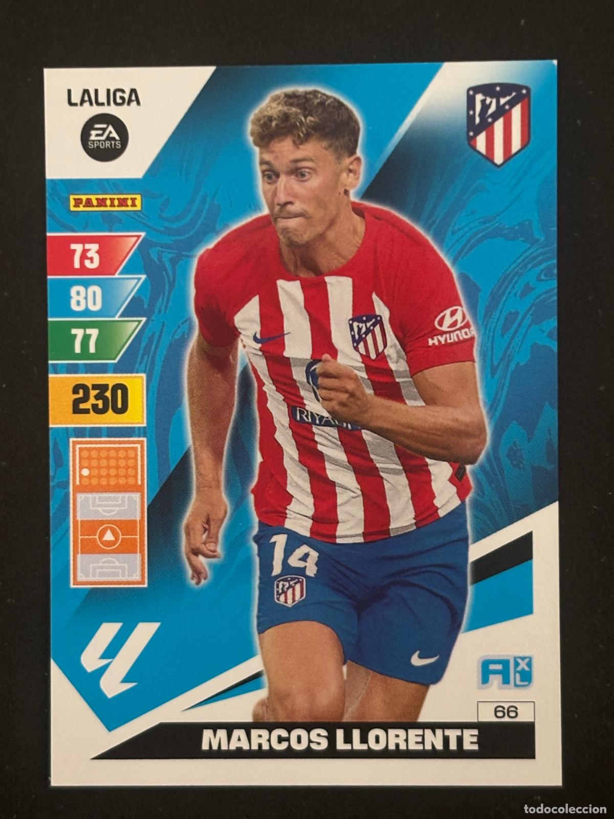 Figurine di Calcio: 66 MARCOS LLORENTE AT MADRID ADRENALYN XL LALIGA EA SPORTS 23-24 2023-2024 PANINI