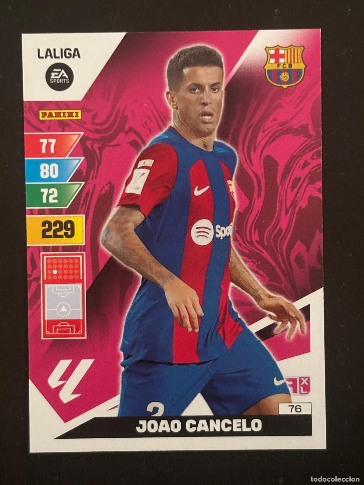 Figurine di Calcio: 76 JOAO CANCELO BARCELONA ADRENALYN XL LALIGA EA SPORTS 23-24 2023-2024 PANINI
