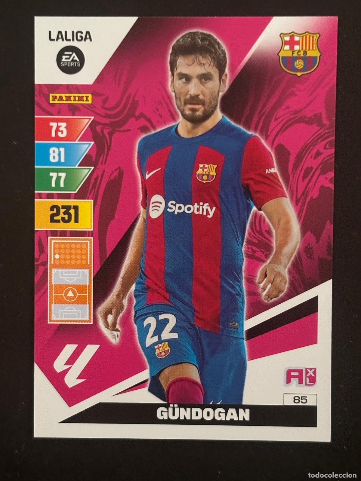 Figurine di Calcio: 85 G&Uuml;NDOGAN BARCELONA ADRENALYN XL LALIGA EA SPORTS 23-24 2023-2024 PANINI