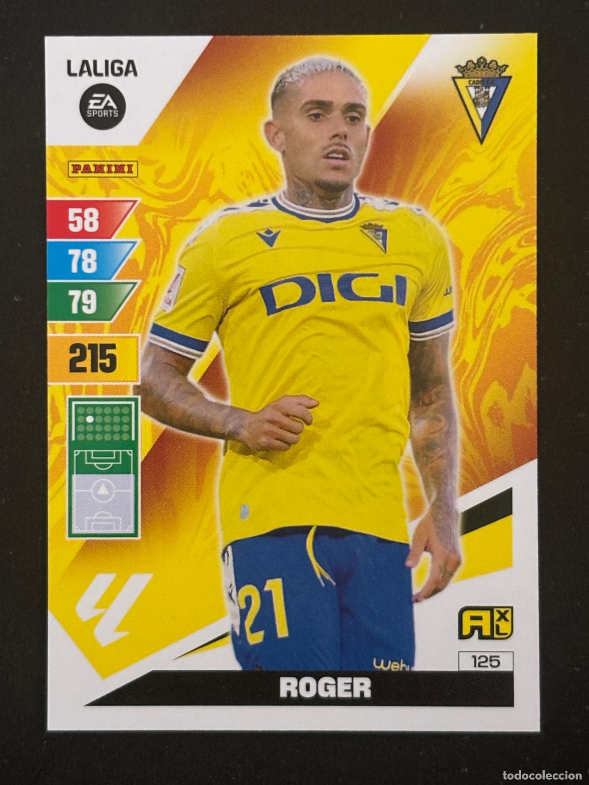 Figurine di Calcio: 125 ROGER CADIZ ADRENALYN XL LALIGA EA SPORTS 23-24 2023-2024 PANINI