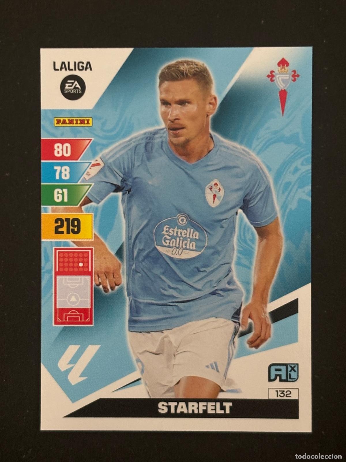 Figurine di Calcio: 132 STARFELT CELTA ADRENALYN XL LALIGA EA SPORTS 23-24 2023-2024 PANINI