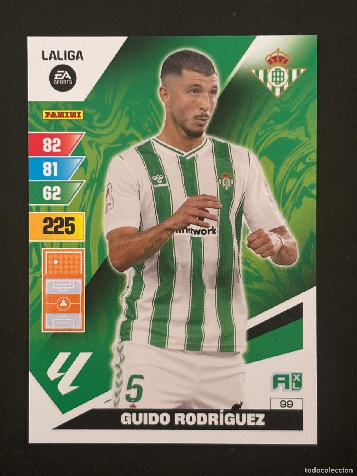 Figurine di Calcio: 99 GUIDO RODR&Iacute;GUEZ BETIS ADRENALYN XL LALIGA EA SPORTS 23-24 2023-2024 PANINI