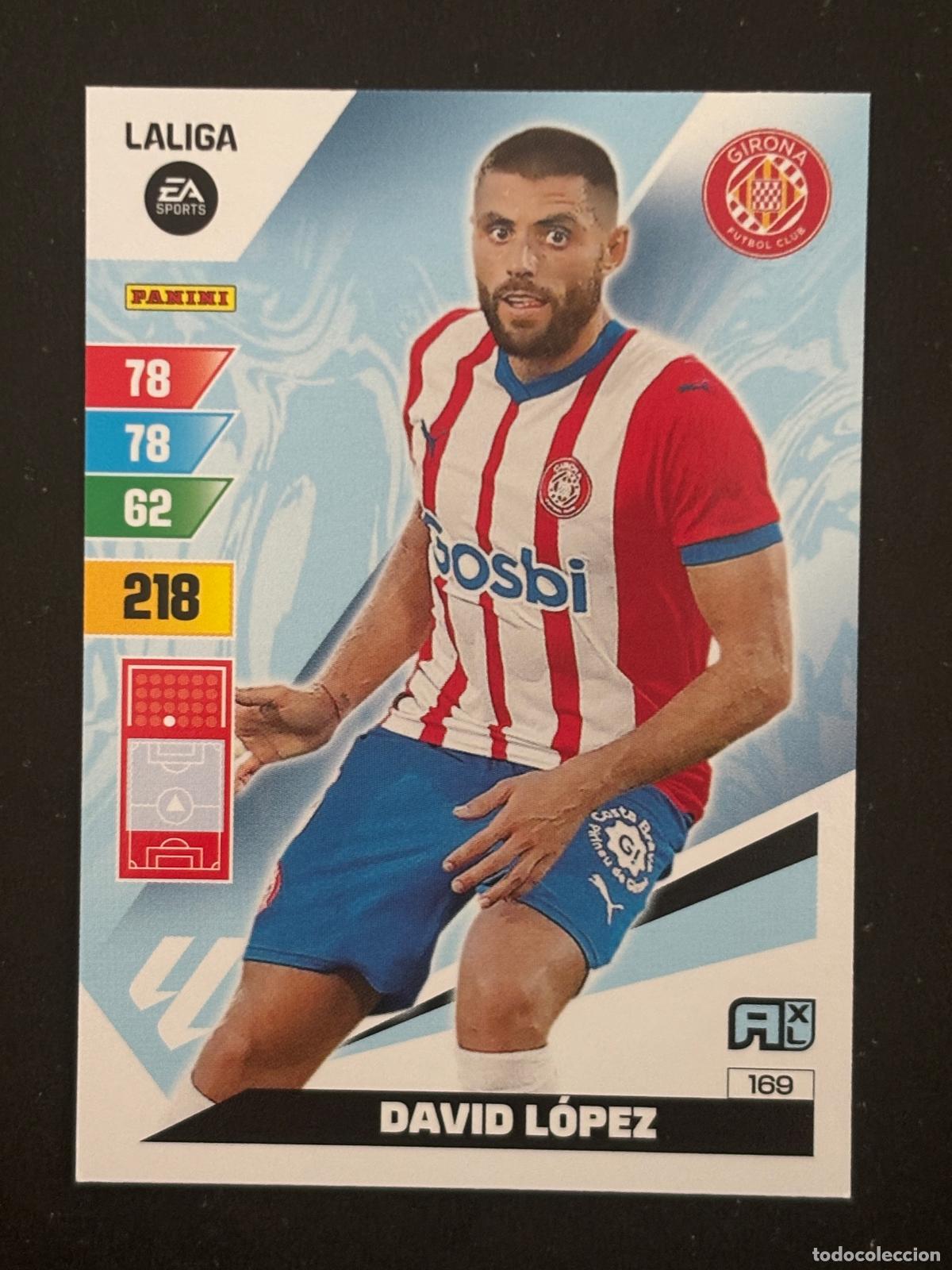 Figurine di Calcio: 169 DAVID L&Oacute;PEZ GIRONA ADRENALYN XL LALIGA EA SPORTS 23-24 2023-2024 PANINI