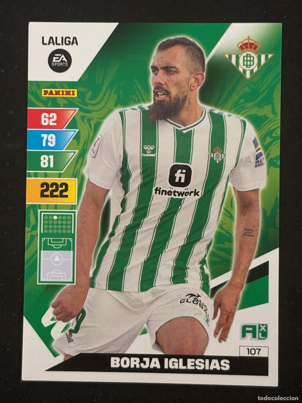 Figurine di Calcio: 107 BORJA IGLESIAS BETIS ADRENALYN XL LALIGA EA SPORTS 23-24 2023-2024 PANINI