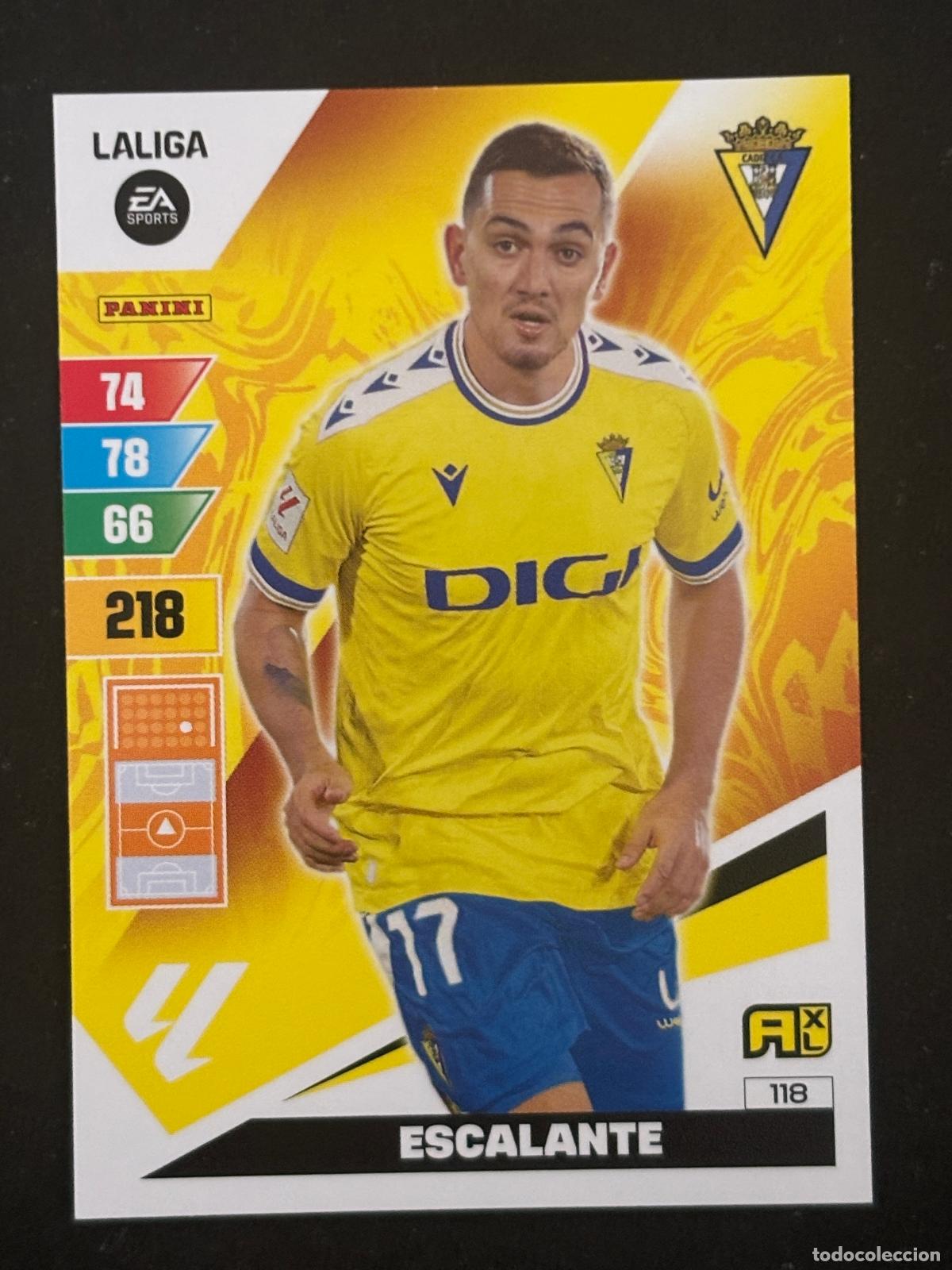 Figurine di Calcio: 118 ESCALANTE CADIZ ADRENALYN XL LALIGA EA SPORTS 23-24 2023-2024 PANINI