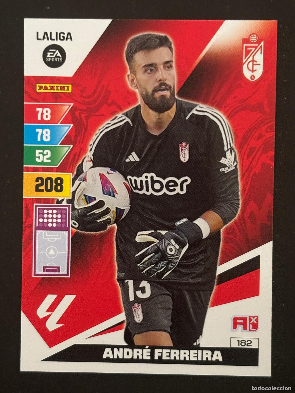 Figurine di Calcio: 182 ANDR&Eacute; FERREIRA GRANADA ADRENALYN XL LALIGA EA SPORTS 23-24 2023-2024 PANINI