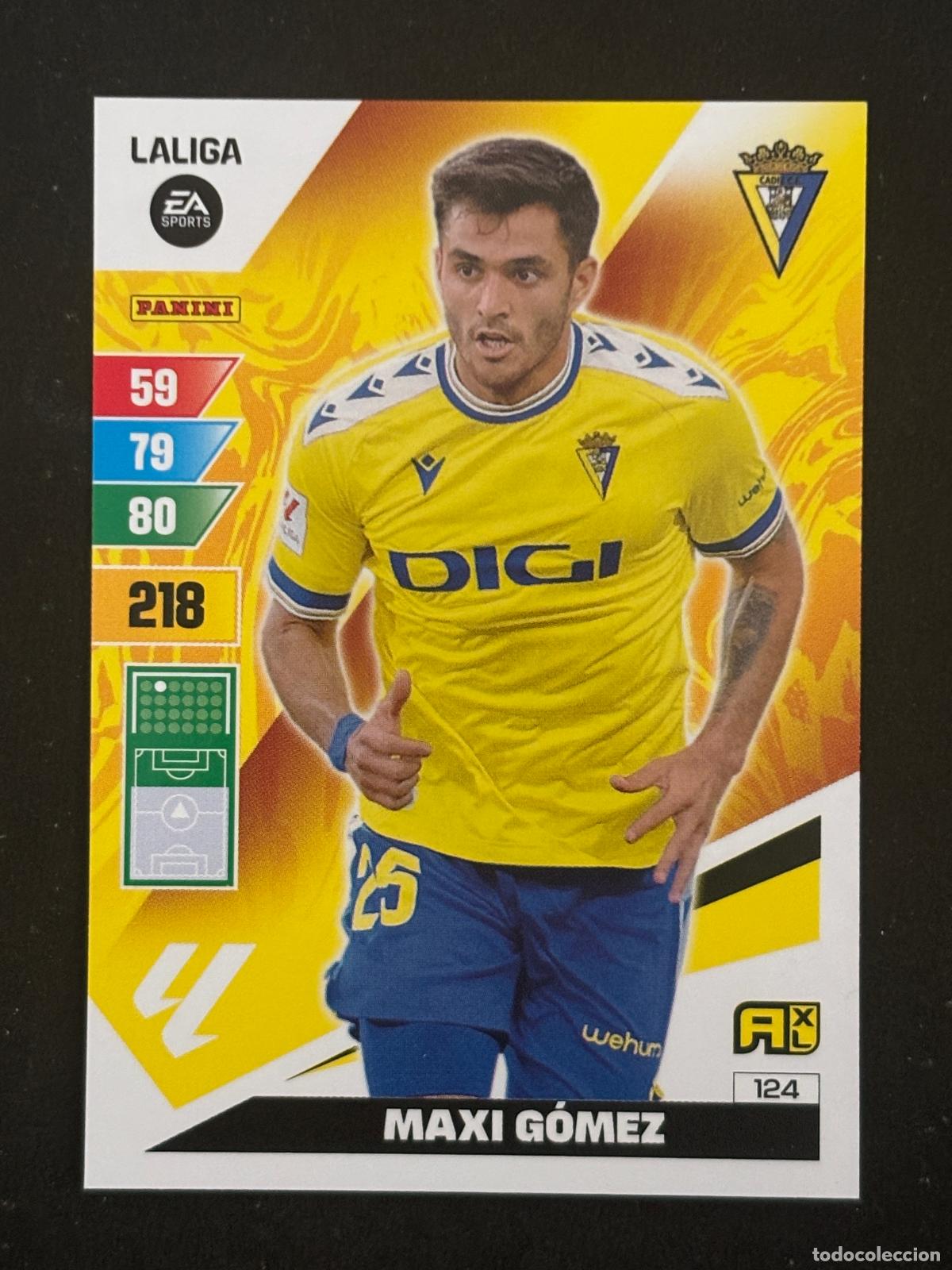 Figurine di Calcio: 124 MAXI G&Oacute;MEZ CADIZ ADRENALYN XL LALIGA EA SPORTS 23-24 2023-2024 PANINI