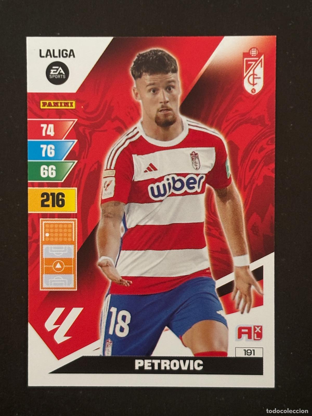 Football Stickers: 191 PETROVIC GRANADA ADRENALYN XL LALIGA EA SPORTS 23-24 2023-2024 PANINI