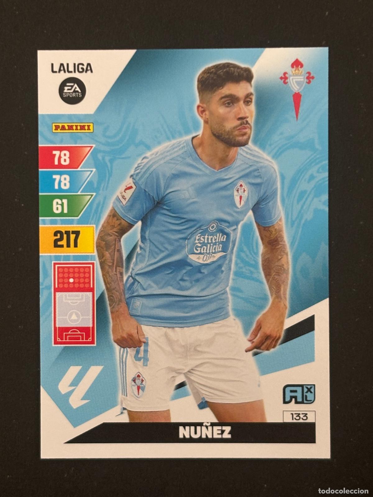Football Stickers: 133 N&Uacute;&Ntilde;EZ CELTA ADRENALYN XL LALIGA EA SPORTS 23-24 2023-2024 PANINI