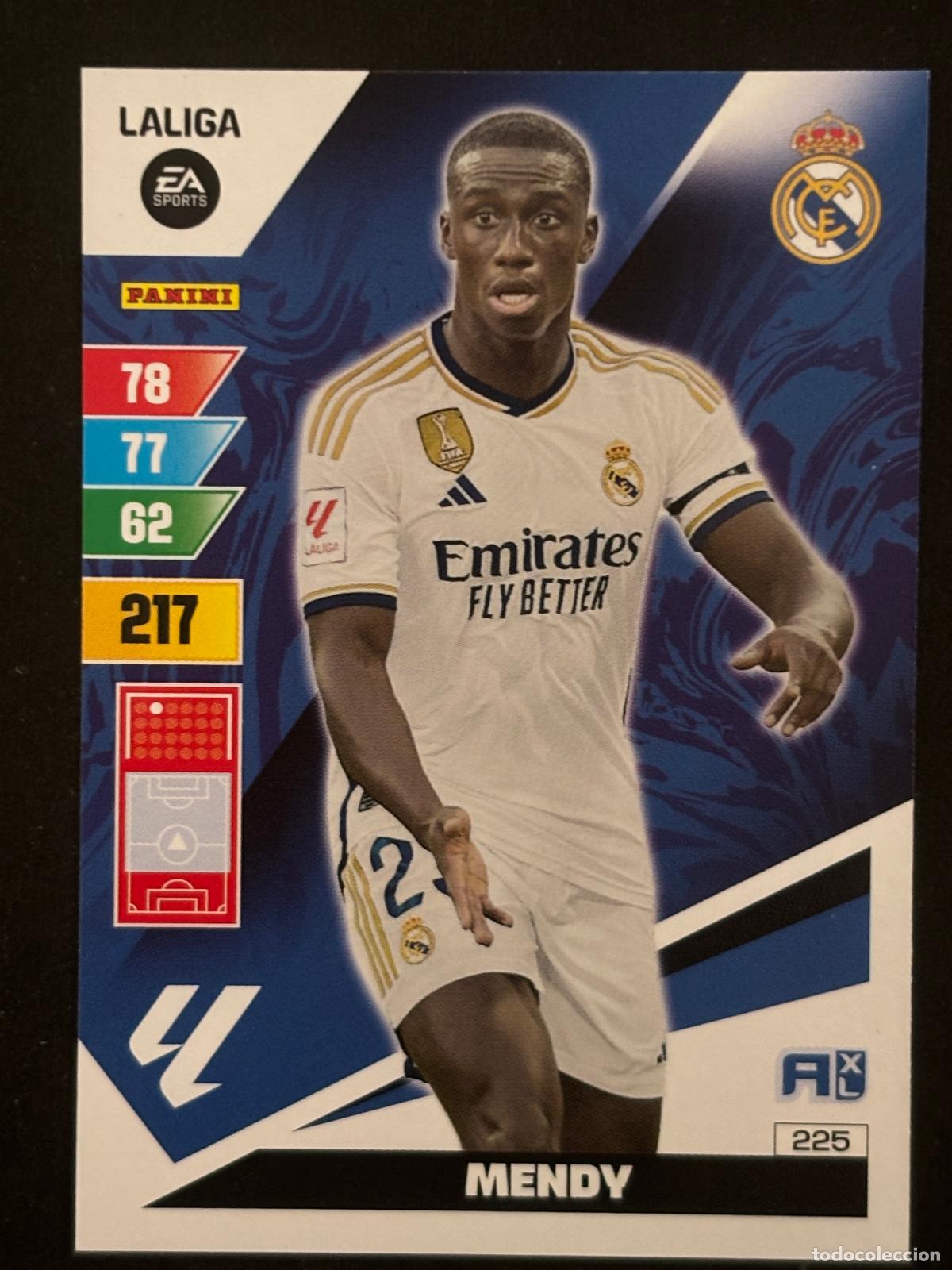 Figurine di Calcio: 225 MENDY REAL MADRID ADRENALYN XL LALIGA EA SPORTS 23-24 2023-2024 PANINI