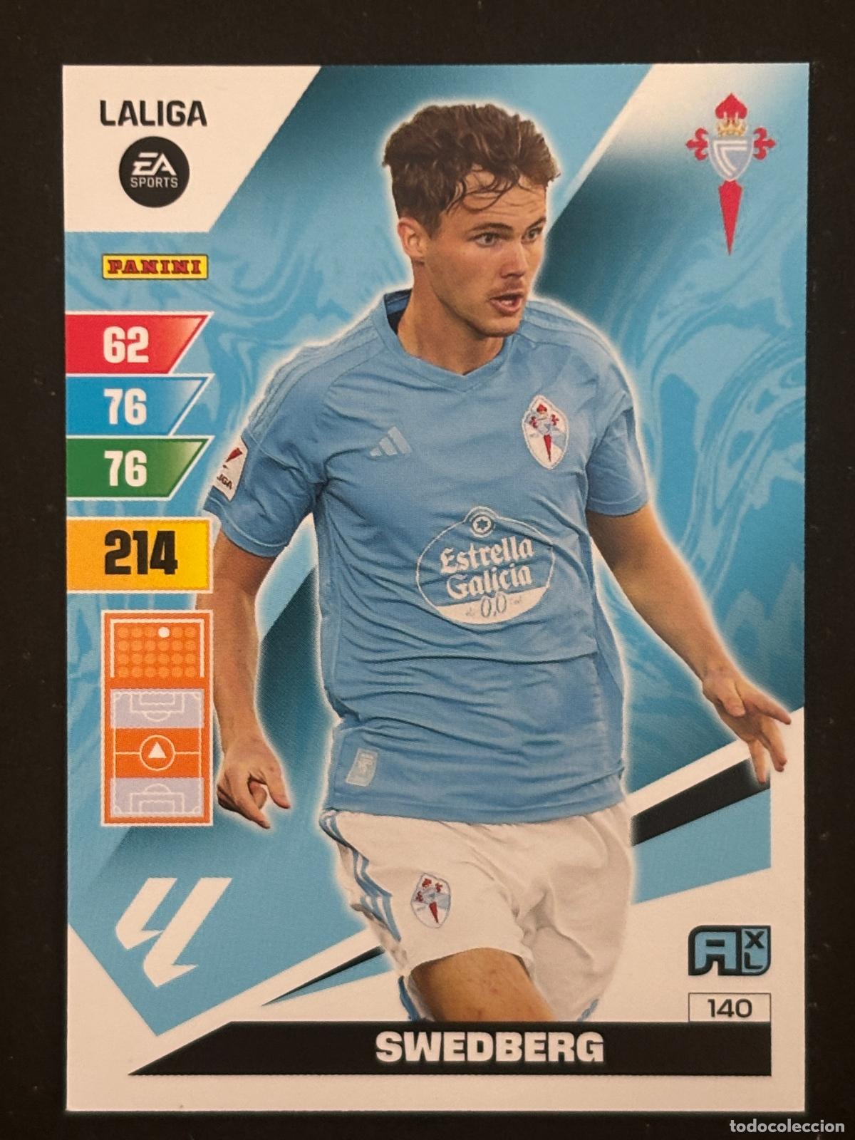 Figurine di Calcio: 140 SWEDBERG CELTA ADRENALYN XL LALIGA EA SPORTS 23-24 2023-2024 PANINI