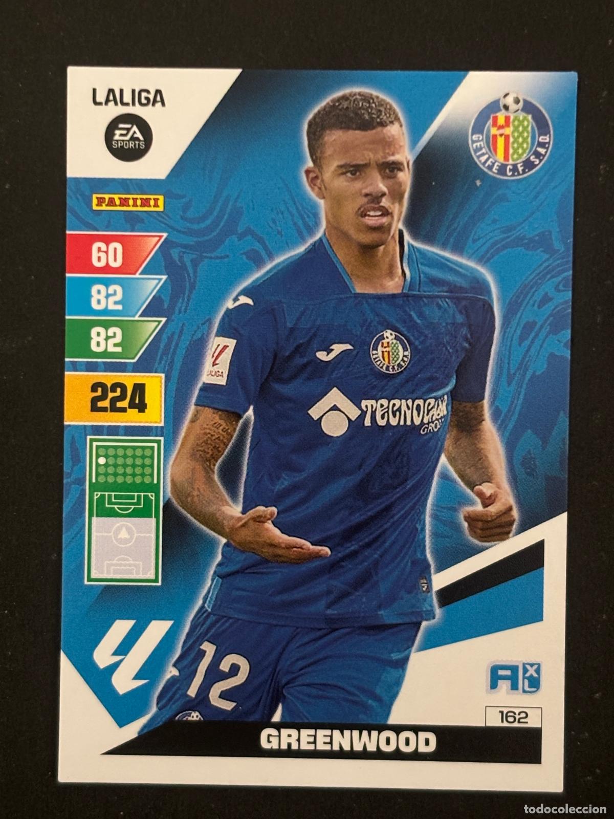 Figurine di Calcio: 162 GREENWOOD GETAFE ADRENALYN XL LALIGA EA SPORTS 23-24 2023-2024 PANINI