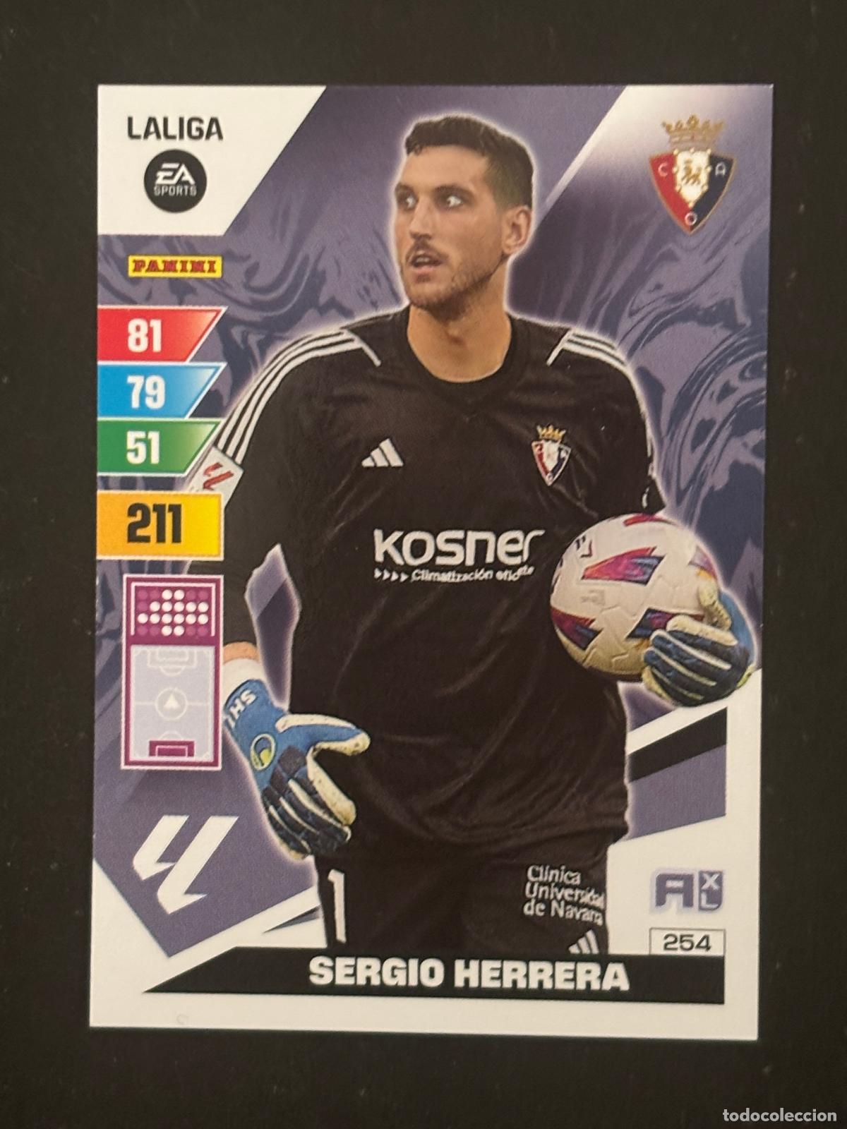 Figurine di Calcio: 254 SERGIO HERRERA OSASUNA ADRENALYN XL LALIGA EA SPORTS 23-24 2023-2024 PANINI