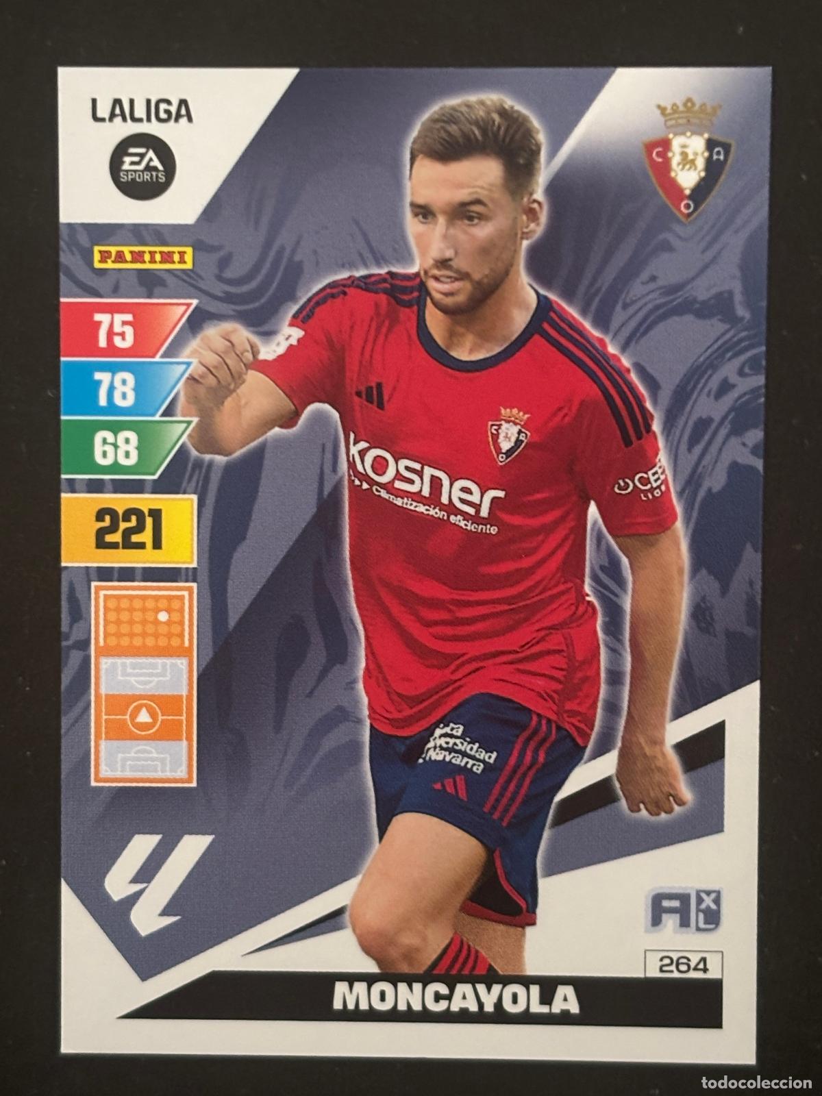 Figurine di Calcio: 264 MONCAYOLA OSASUNA ADRENALYN XL LALIGA EA SPORTS 23-24 2023-2024 PANINI