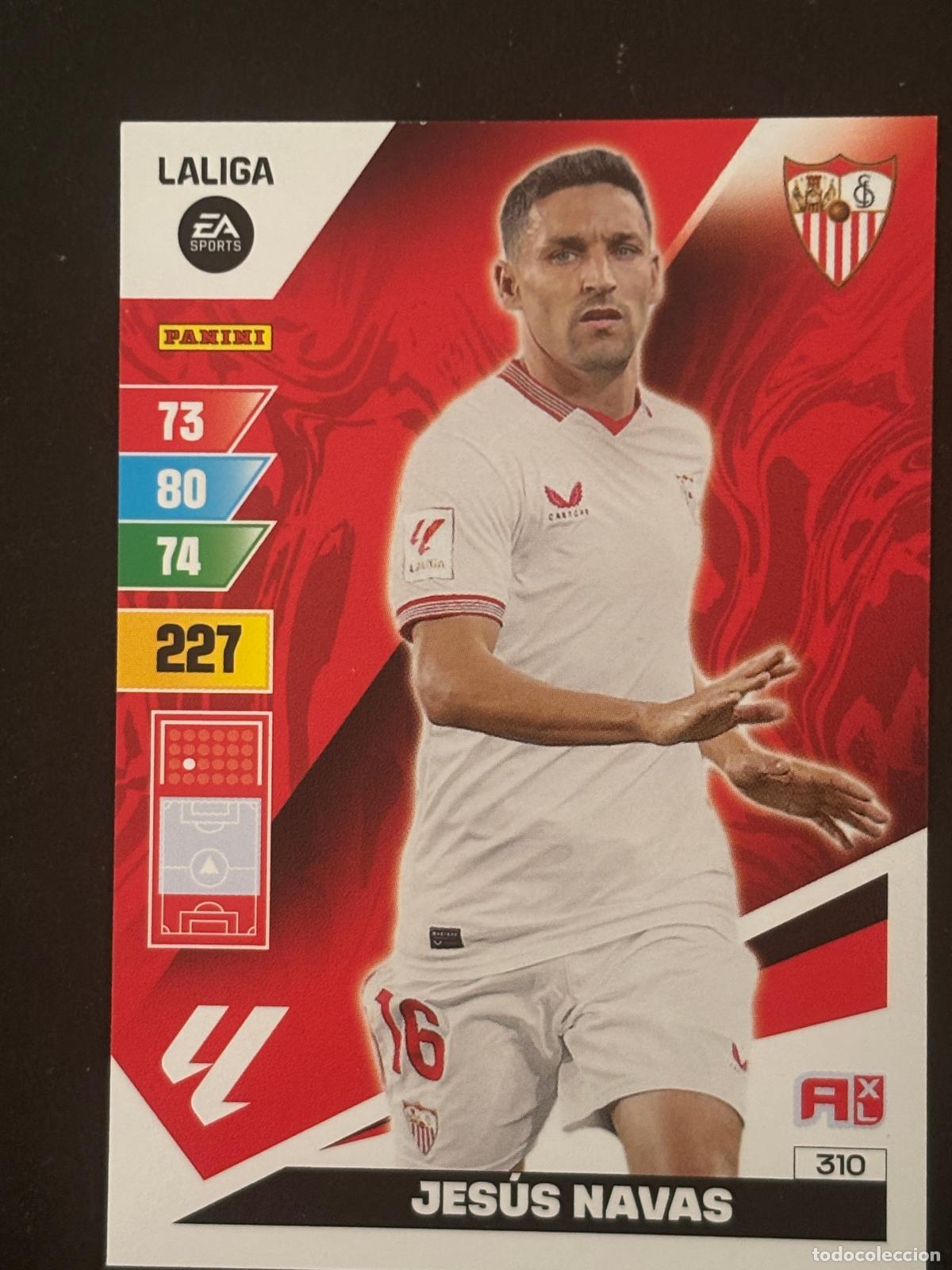 Cartes &agrave; collectionner de Football: 310 JES&Uacute;S NAVAS SEVILLA ADRENALYN XL LALIGA EA SPORTS 23-24 2023-2024 PANINI