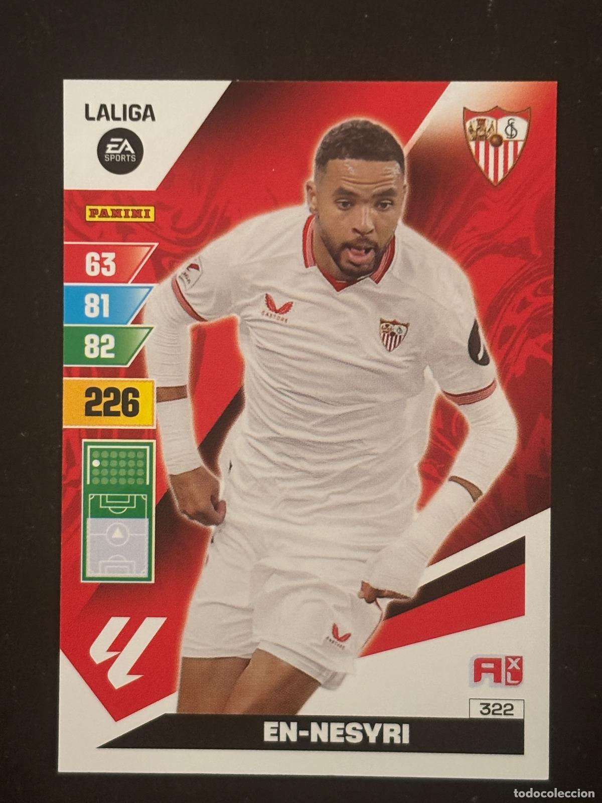 Cartes &agrave; collectionner de Football: 322 EN-NESYRI SEVILLA ADRENALYN XL LALIGA EA SPORTS 23-24 2023-2024 PANINI
