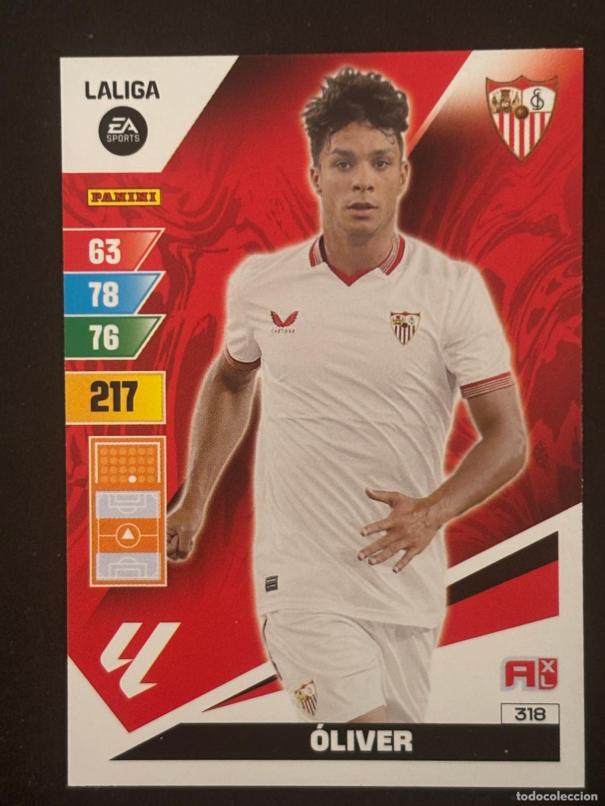 Cartes &agrave; collectionner de Football: 318 &Oacute;LIVER SEVILLA ADRENALYN XL LALIGA EA SPORTS 23-24 2023-2024 PANINI