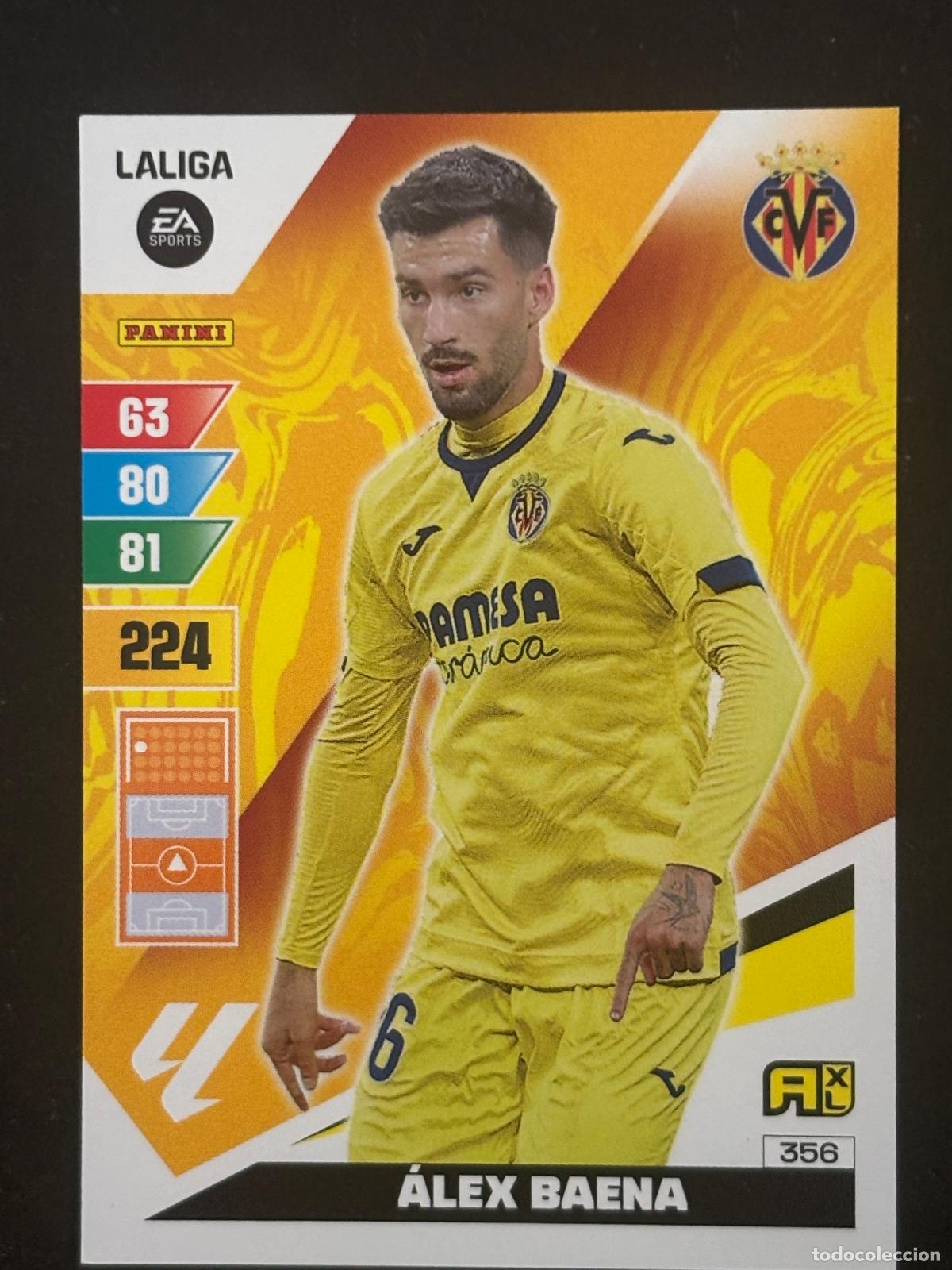 Cromos de Futebol: 356 &Aacute;LEX BAENA VILLARREAL ADRENALYN XL LALIGA EA SPORTS 23-24 2023-2024 PANINI