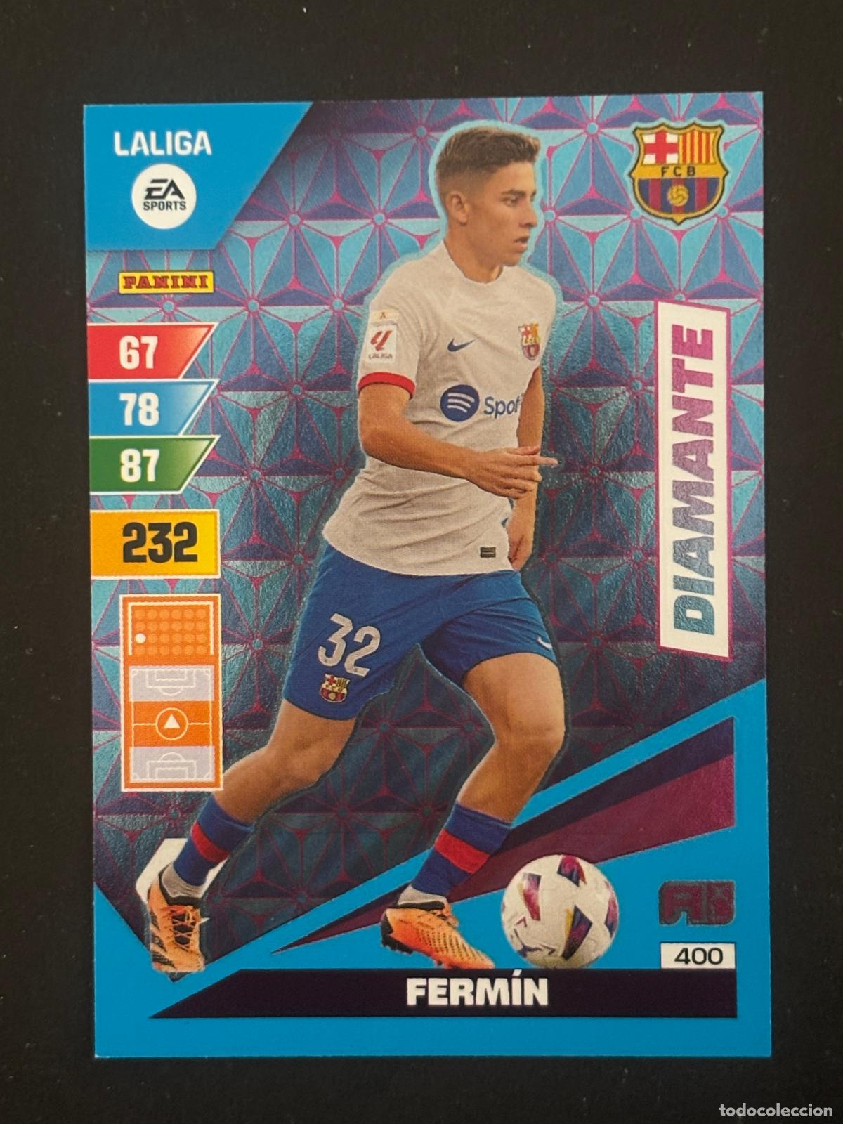 Cromos de Futebol: 400 FERM&Iacute;N BARCELONA DIAMANTE ADRENALYN XL LALIGA EA SPORTS 23-24 2023-2024 PANINI