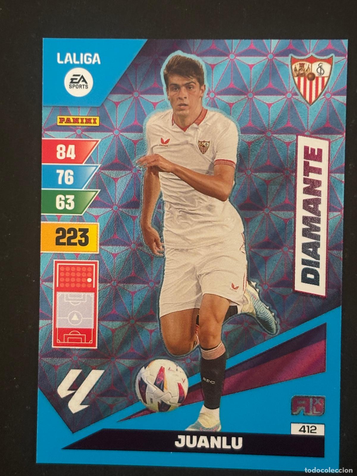 Cromos de Futebol: 412 JUANLU SEVILLA DIAMANTE ADRENALYN XL LALIGA EA SPORTS 23-24 2023-2024 PANINI