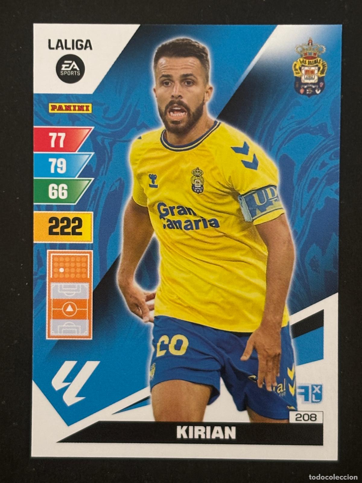 Cartes &agrave; collectionner de Football: 208 KIRIAN LAS PALMAS ADRENALYN XL LALIGA EA SPORTS 23-24 2023-2024 PANINI
