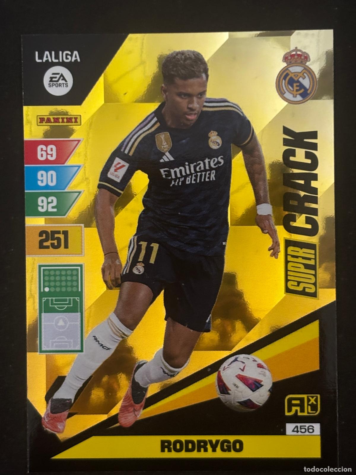 Cartes &agrave; collectionner de Football: 456 RODRYGO REAL MADRID SUPER CRACK ADRENALYN XL LALIGA EA SPORTS 23-24 2023-2024 PANINI