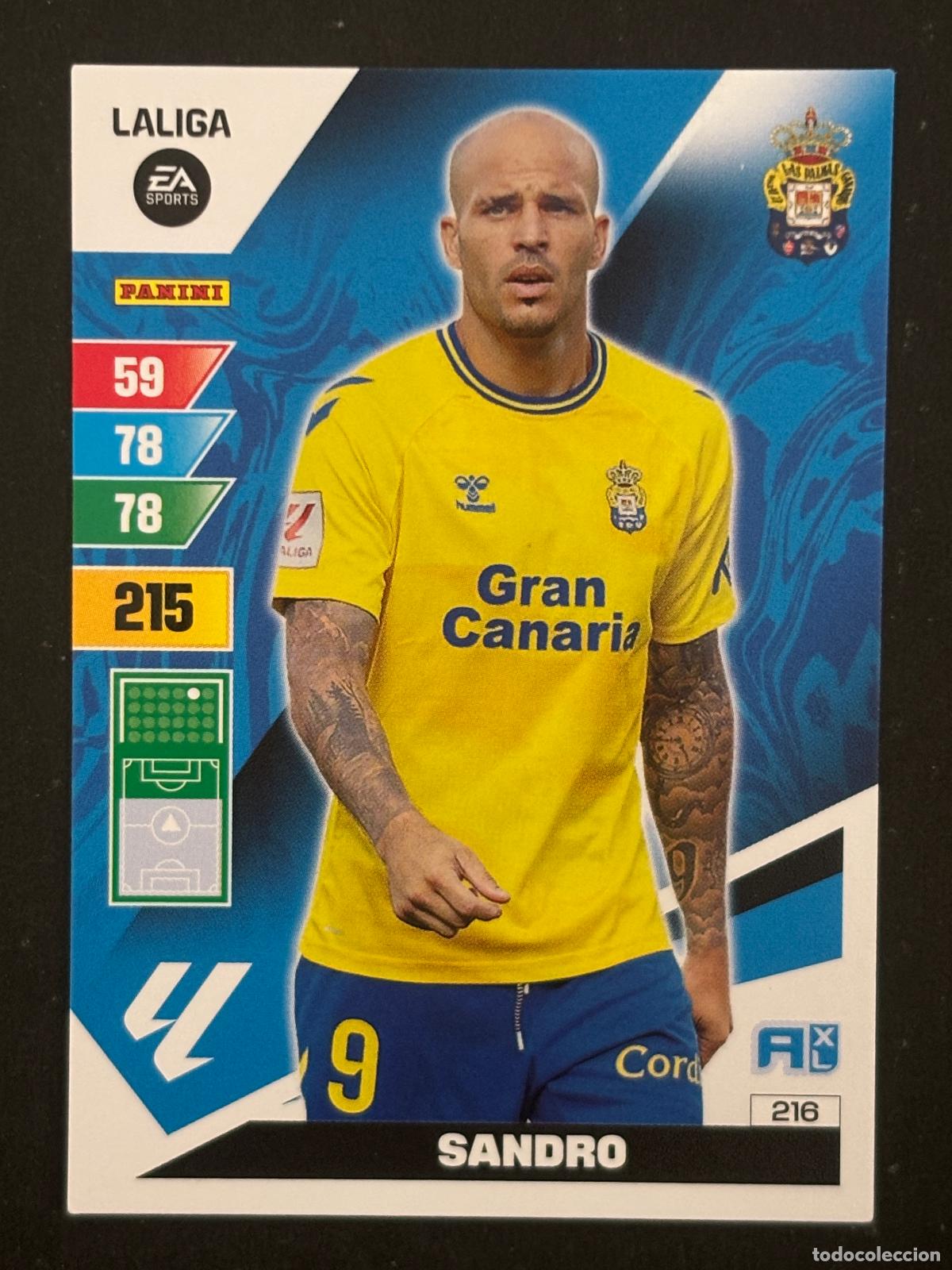 Cartes &agrave; collectionner de Football: 216 SANDRO LAS PALMAS ADRENALYN XL LALIGA EA SPORTS 23-24 2023-2024 PANINI