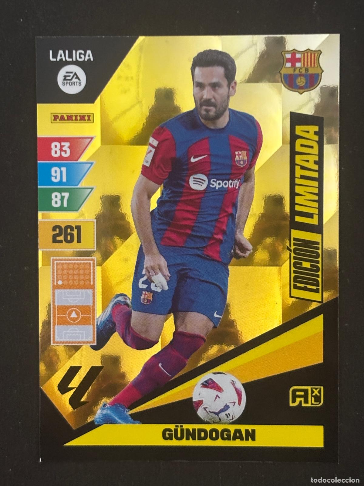 Cartes &agrave; collectionner de Football: G&Uuml;NDOGAN BARCELONA EDICI&Oacute;N LIMITADA MEGAPACK ADRENALYN XL LALIGA 23-24 2023-2024