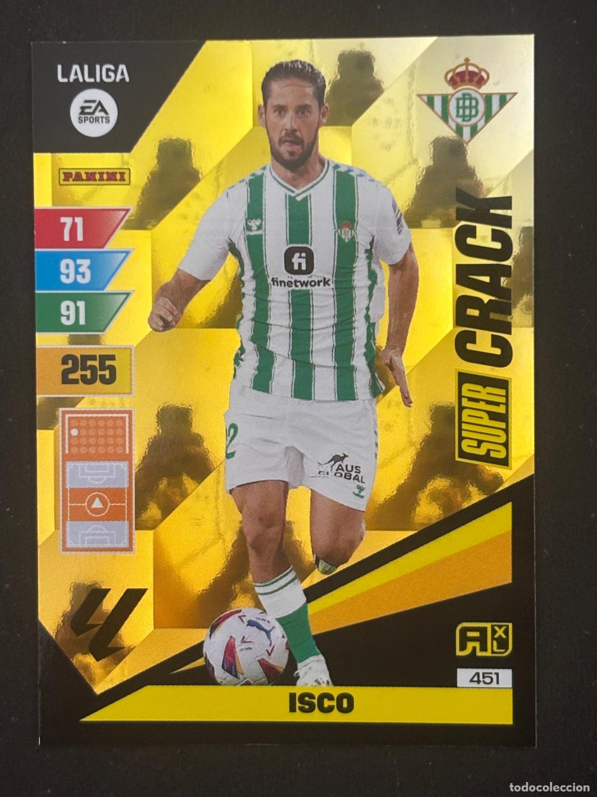 Cartes &agrave; collectionner de Football: 451 ISCO BETIS SUPER CRACK ADRENALYN XL LALIGA EA SPORTS 23-24 2023-2024 PANINI