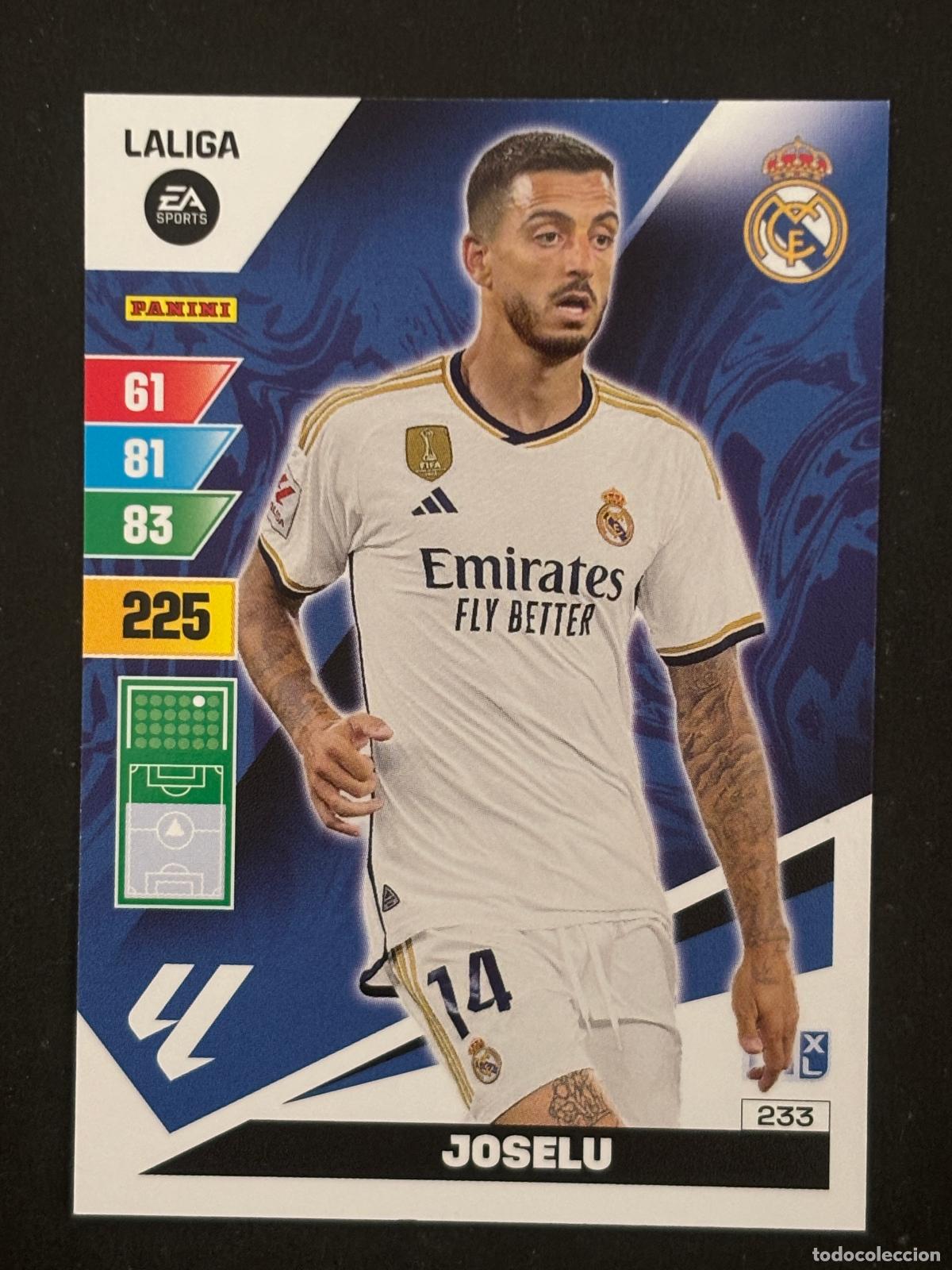 Fu&szlig;ball-Sticker: 233 JOSELU REAL MADRID ADRENALYN XL LALIGA EA SPORTS 23-24 2023-2024 PANINI
