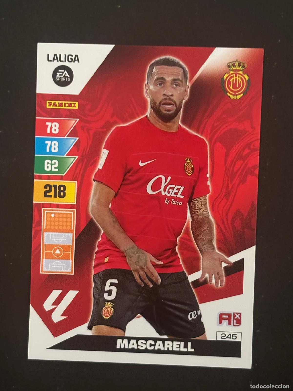 Fu&szlig;ball-Sticker: 245 MASCARELL MALLORCA ADRENALYN XL LALIGA EA SPORTS 23-24 2023-2024 PANINI