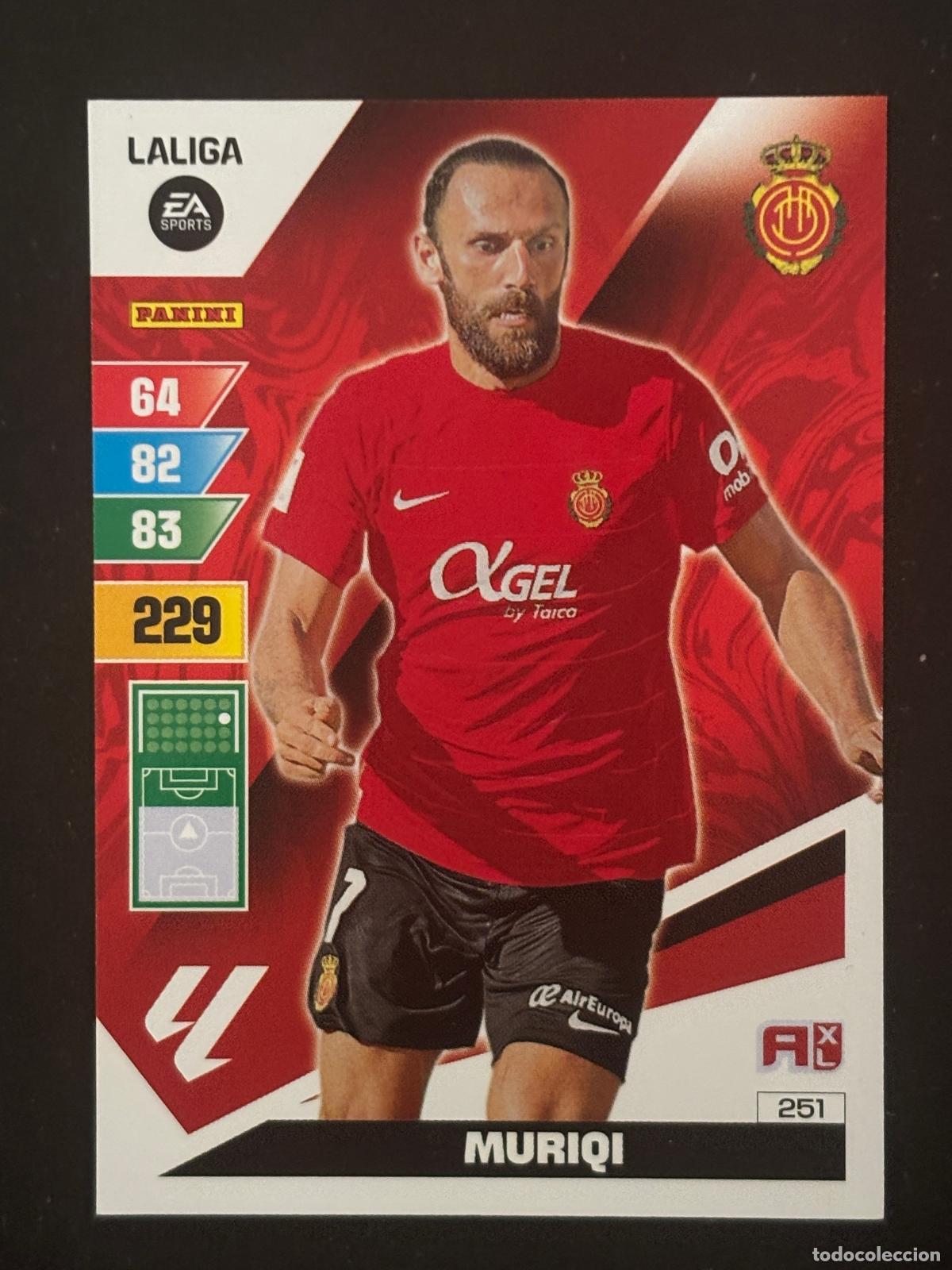 Fu&szlig;ball-Sticker: 251 MURIQI MALLORCA ADRENALYN XL LALIGA EA SPORTS 23-24 2023-2024 PANINI
