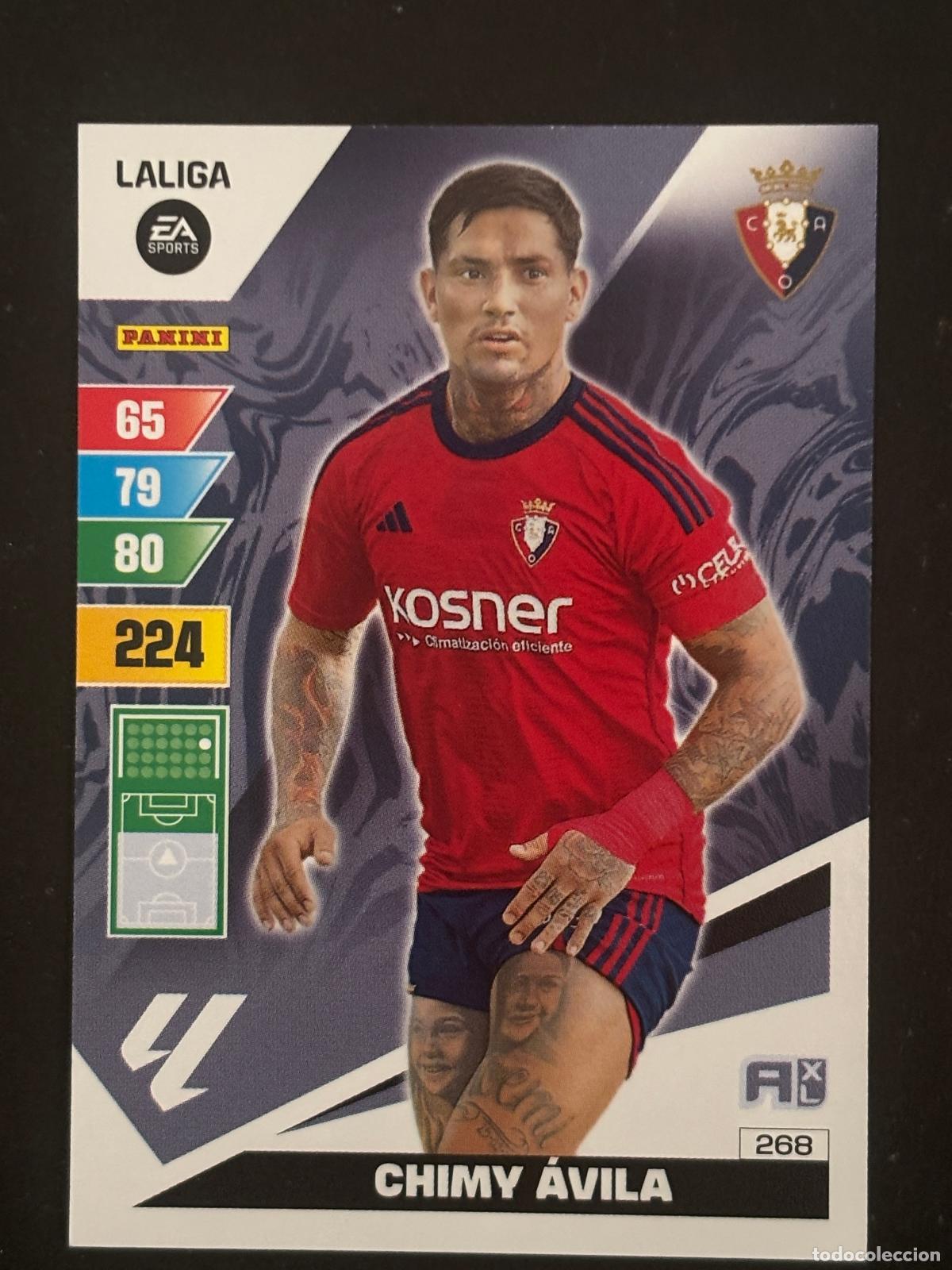 Fu&szlig;ball-Sticker: 268 CHIMY &Aacute;VILA OSASUNA ADRENALYN XL LALIGA EA SPORTS 23-24 2023-2024 PANINI