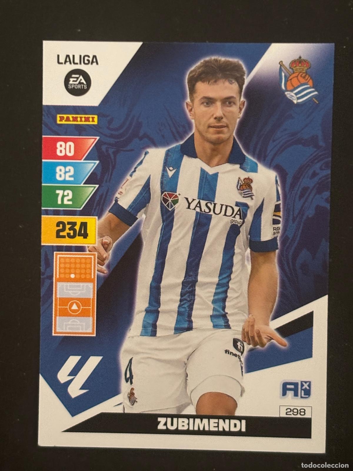 Fu&szlig;ball-Sticker: 298 ZUBIMENDI REAL SOCIEDAD ADRENALYN XL LALIGA EA SPORTS 23-24 2023-2024 PANINI