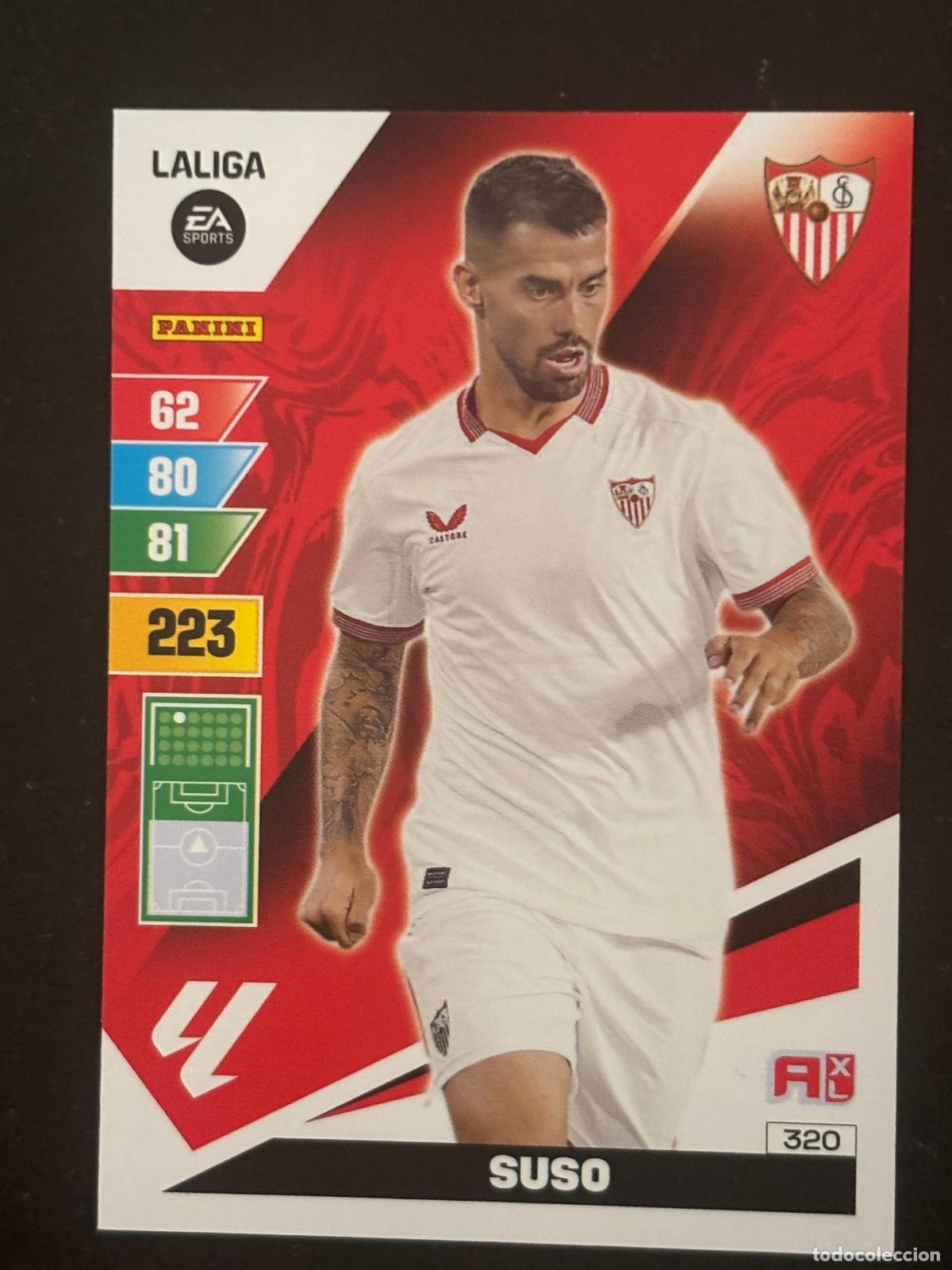 Fu&szlig;ball-Sticker: 320 SUSO SEVILLA ADRENALYN XL LALIGA EA SPORTS 23-24 2023-2024 PANINI