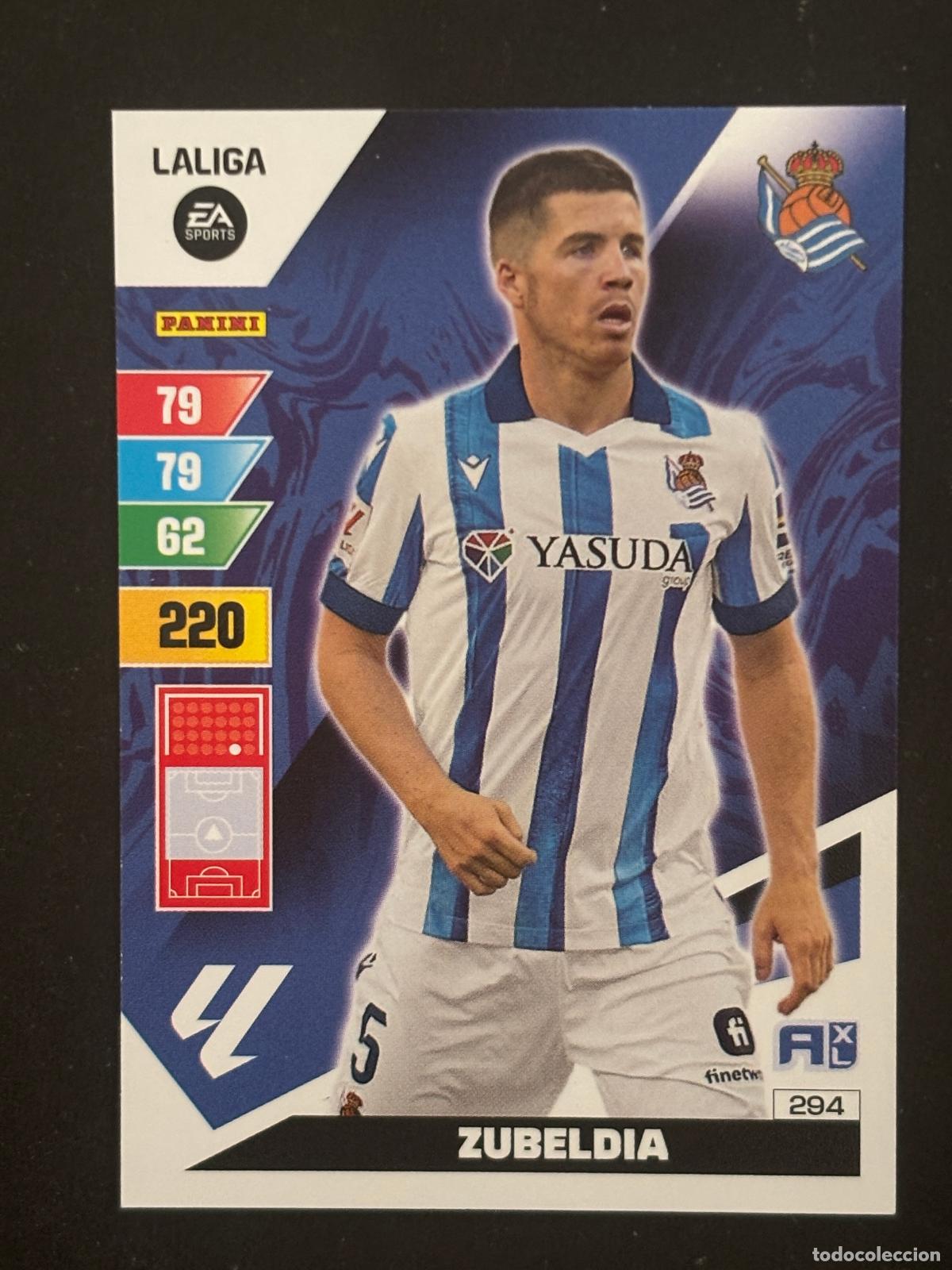 Fu&szlig;ball-Sticker: 294 ZUBELDIA REAL SOCIEDAD ADRENALYN XL LALIGA EA SPORTS 23-24 2023-2024 PANINI