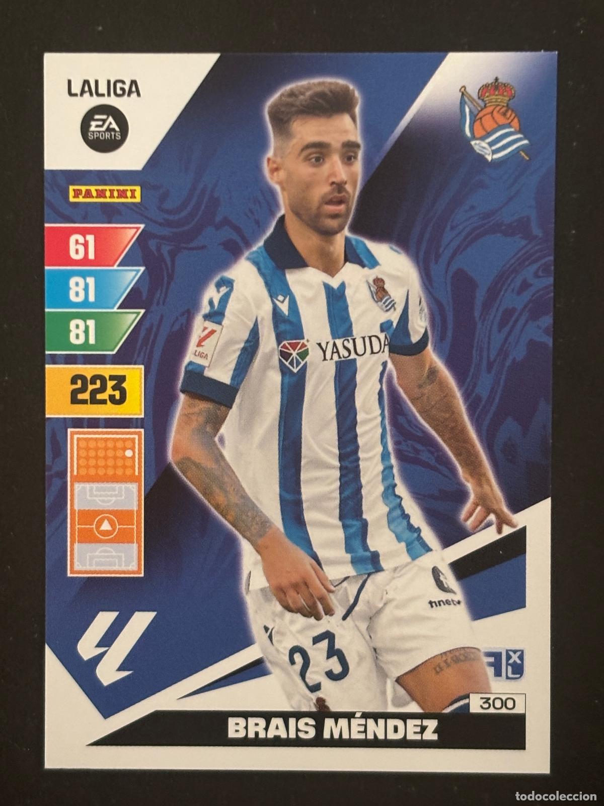 Cromos de f&uacute;tbol: 300 BRAIS M&Eacute;NDEZ REAL SOCIEDAD ADRENALYN XL LALIGA EA SPORTS 23-24 2023-2024 PANINI