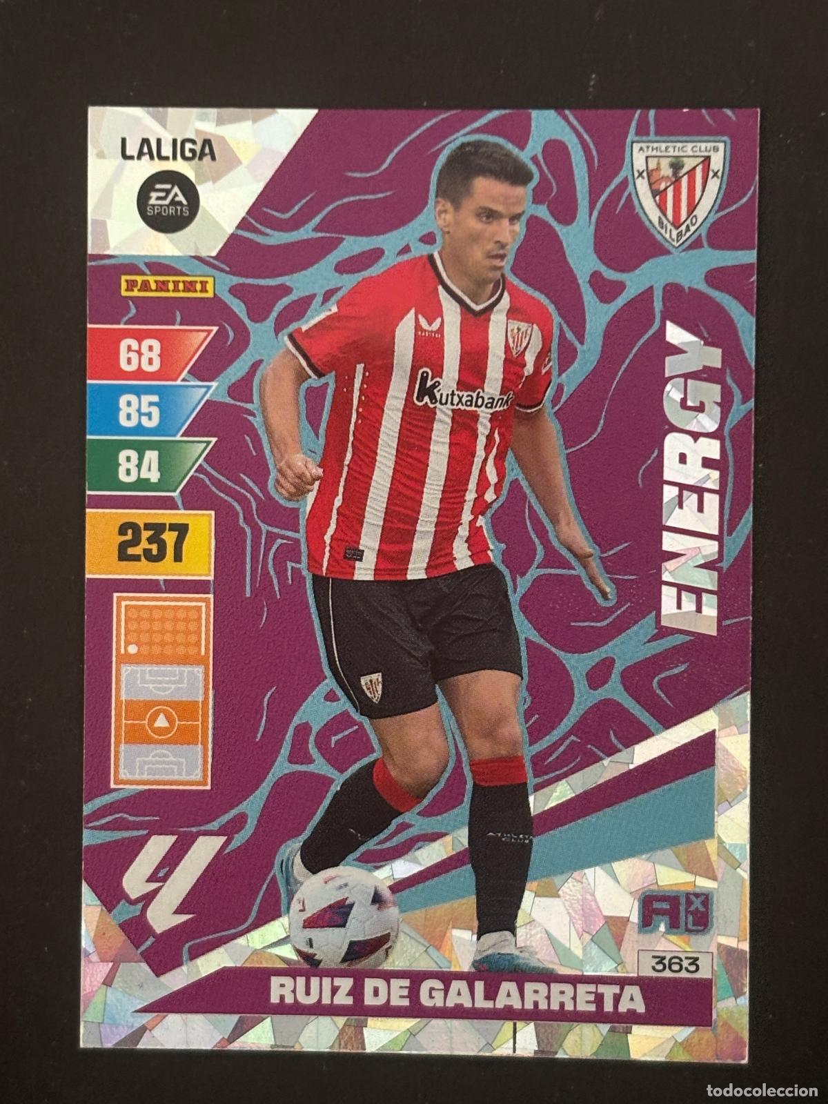 Cromos de f&uacute;tbol: 363 RUIZ DE GALARRETA AT BILBAO ENERGY ADRENALYN XL LALIGA EA SPORTS 23-24 2023-2024