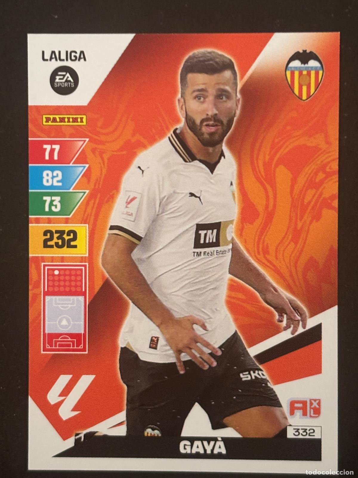 Cromos de f&uacute;tbol: 332 GAY&Agrave; VALENCIA ADRENALYN XL LALIGA EA SPORTS 23-24 2023-2024 PANINI